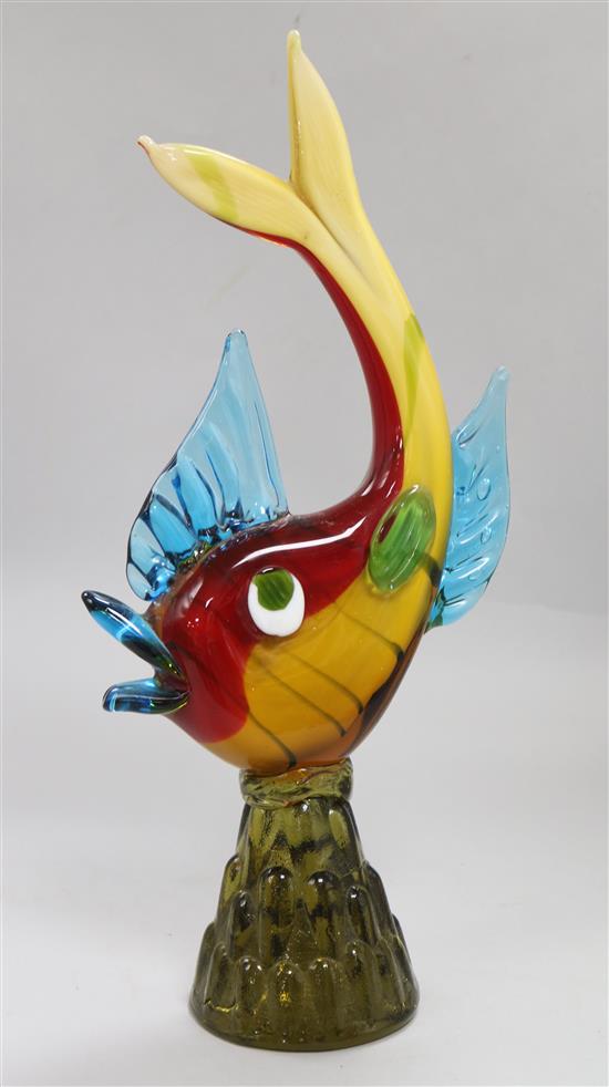 A Murano glass fish